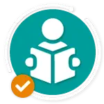 icono persona con cuaderno